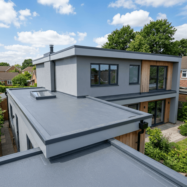 GRP Flat Roof Install
